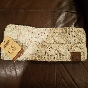 C.C. Headband Confetti Color Sherpa Lined